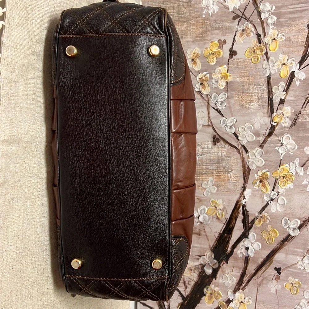 Marc Jacobs Gordon Satchel Handbag In Truffle Leather MSRP $1295 - Picture 7 of 13